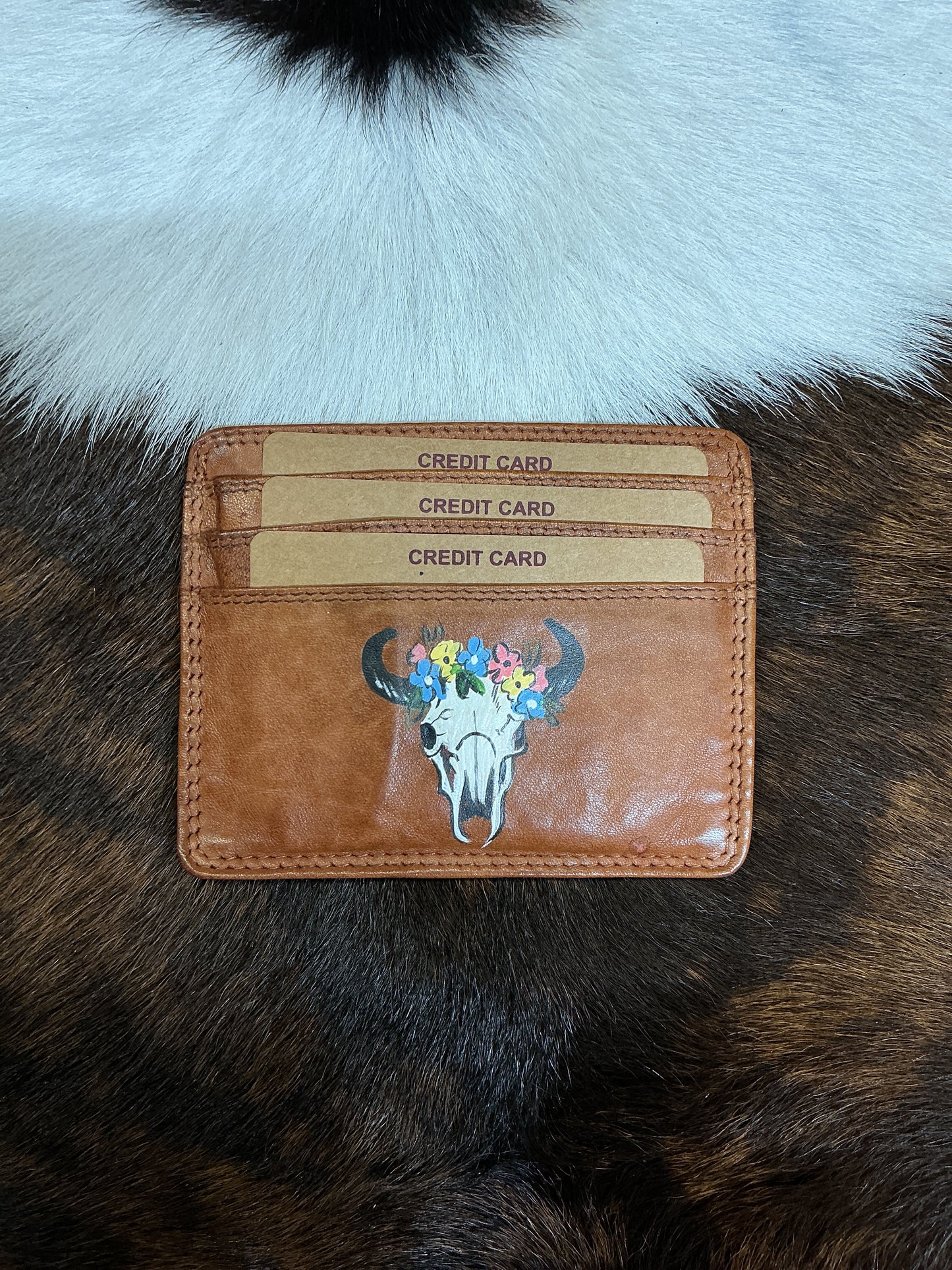 Hand Painted Card Wallets