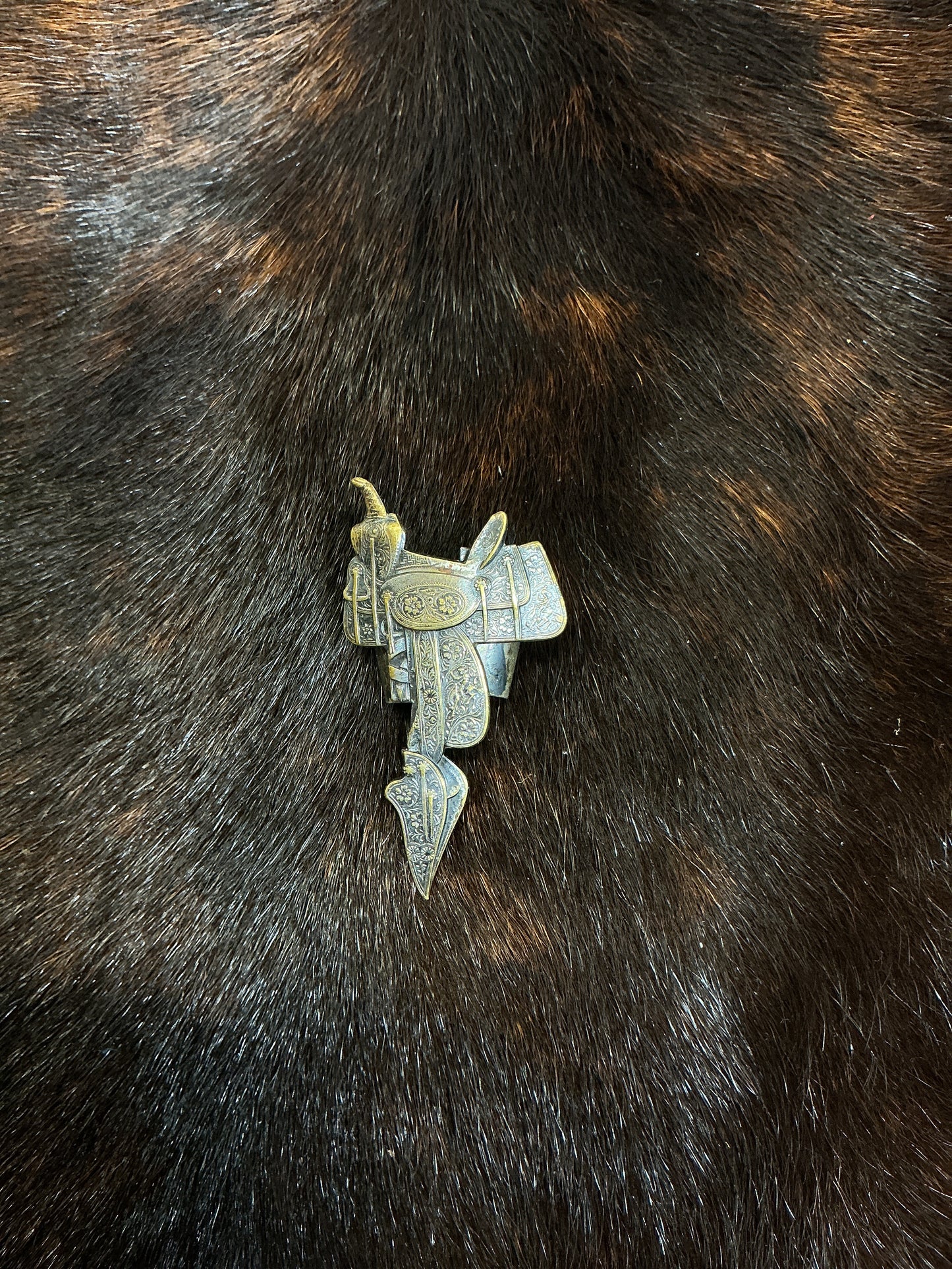Vintage Saddle Scarf Slide
