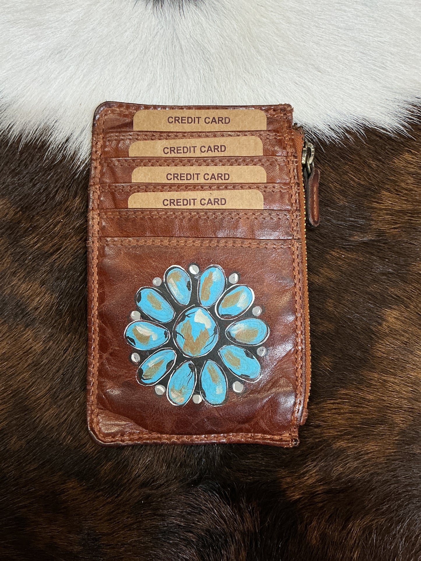 Hand Painted Card Wallets