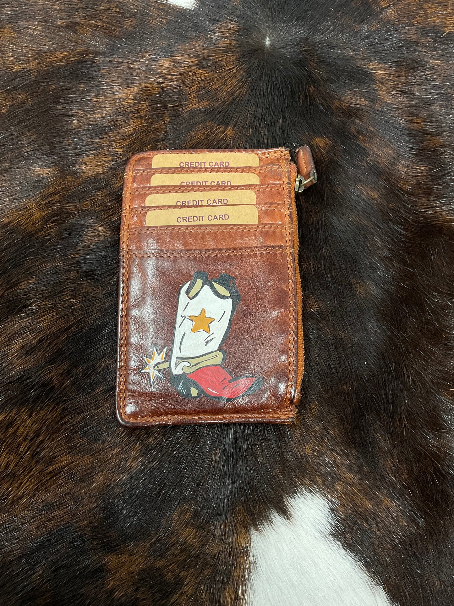 Hand Painted Card Wallets