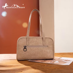 Montana West Western Tooled Small Satchel Bag