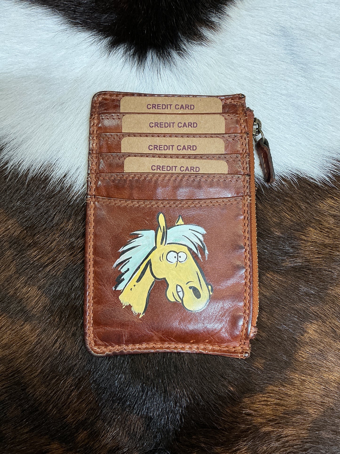 Hand Painted Card Wallets