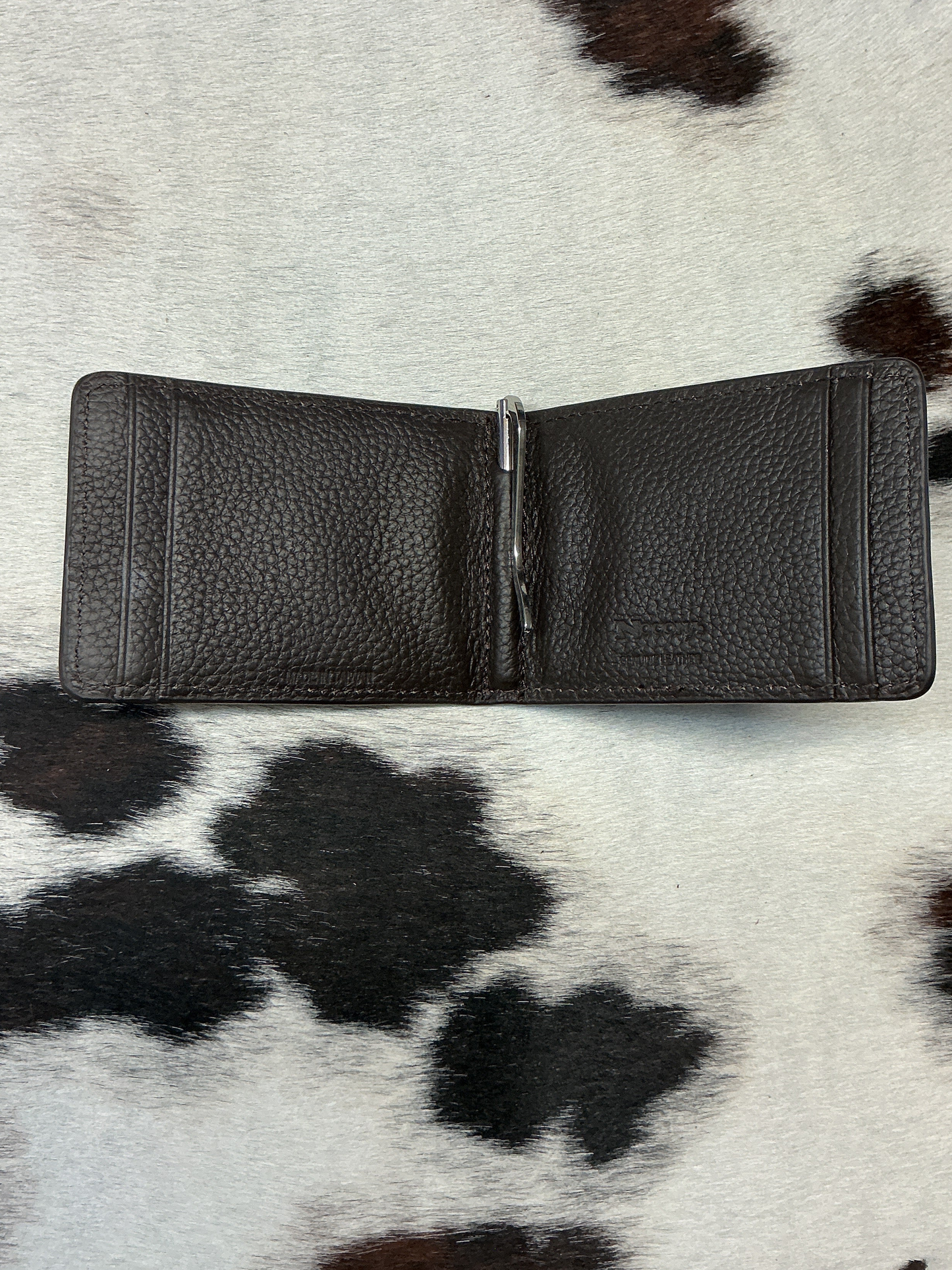Bifold Floral Wallet w/Buck Stitching & Beading