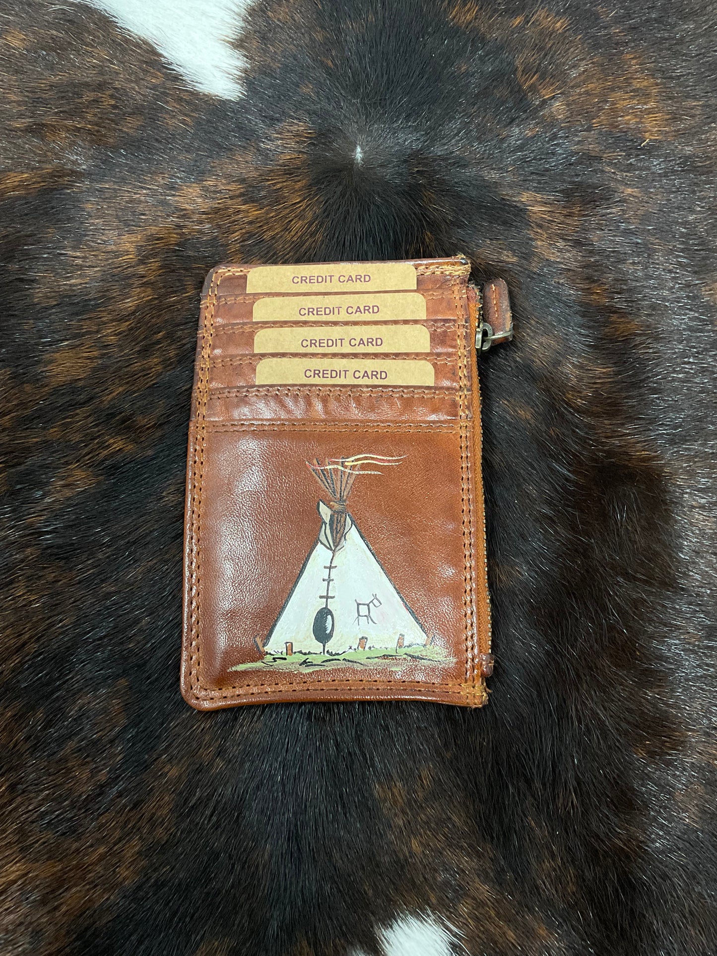 Hand Painted Card Wallets