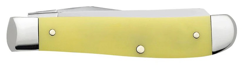 Case Yellow Synthetic Smooth Mini Trapper w/John 3:16