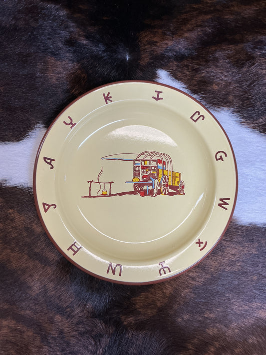 Vintage Monterrey Western Ware Enamelware Plates