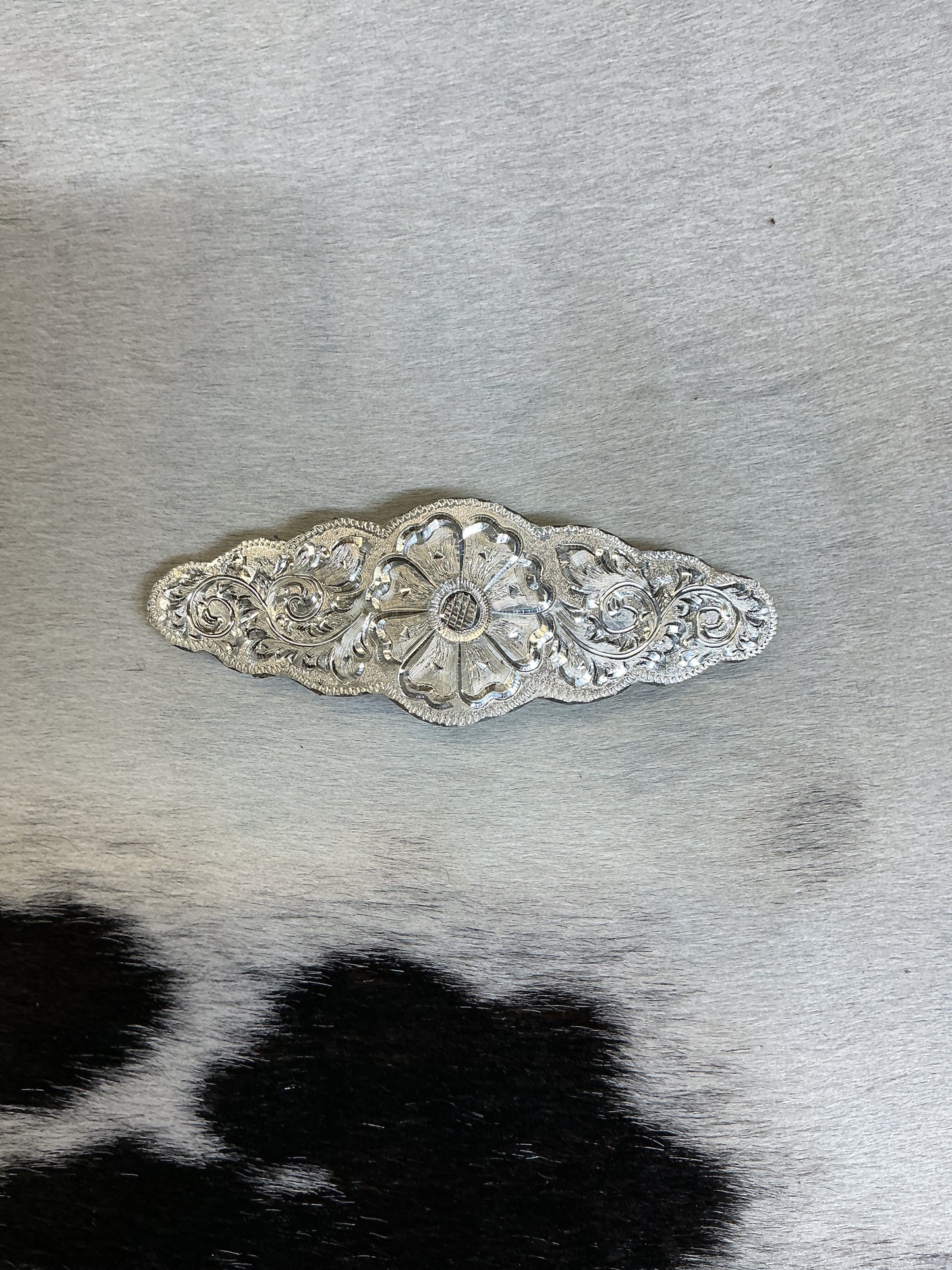 Sterling Silver Visalia Style Barrette-