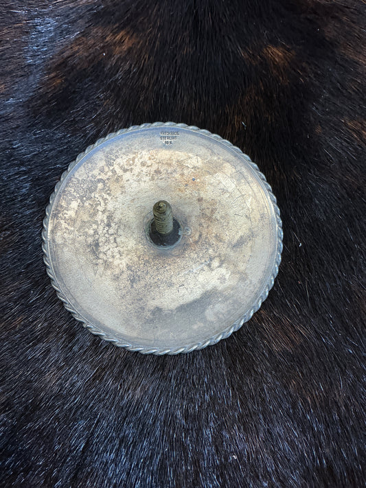 Fritch Bros. 2 3/4” Sterling Horn/Cantle Concho