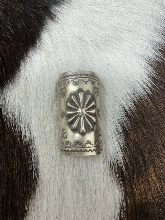 Stamped Sterling Silver Hair Cuff