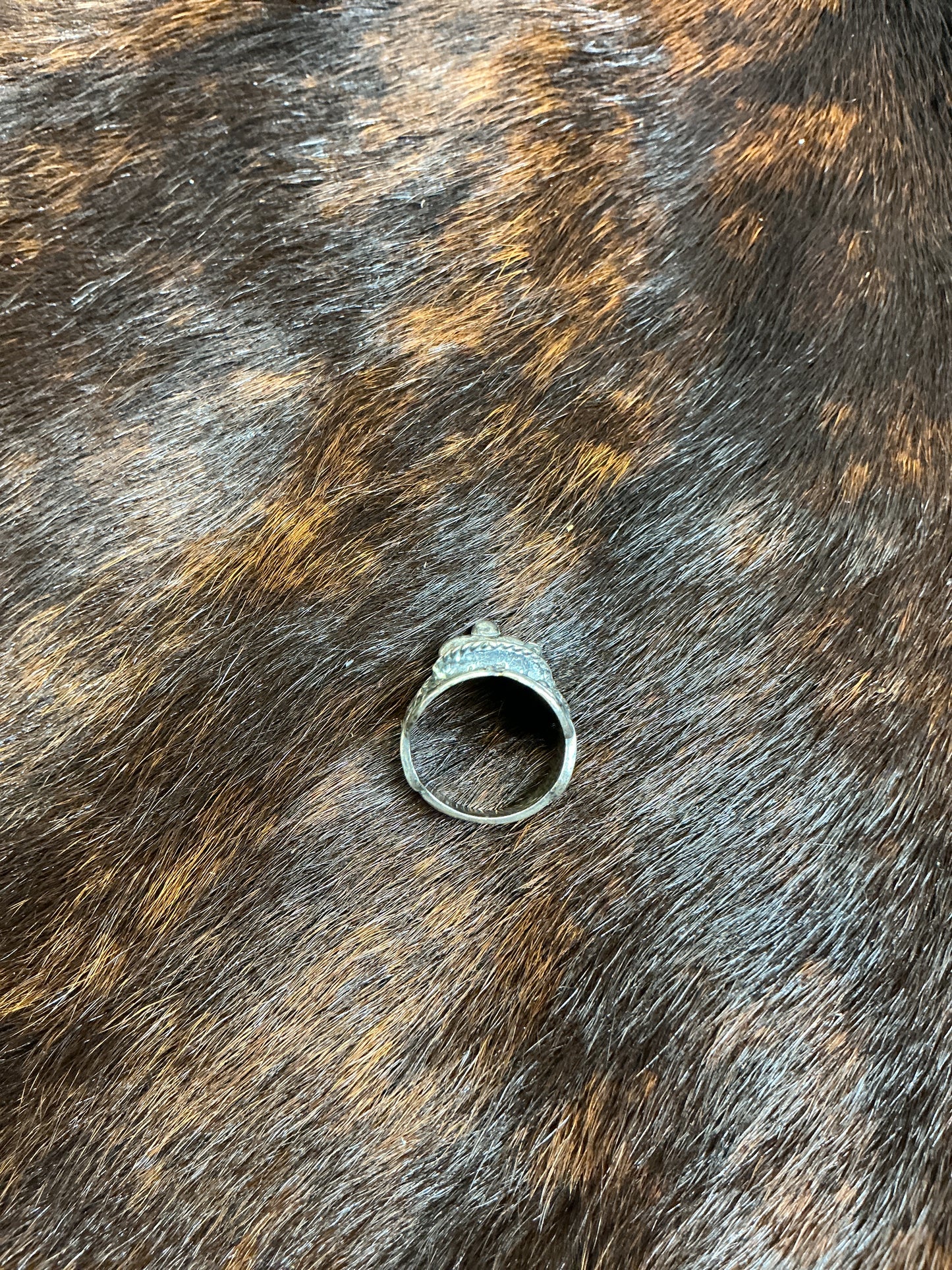 Sterling Silver Saddle Ring