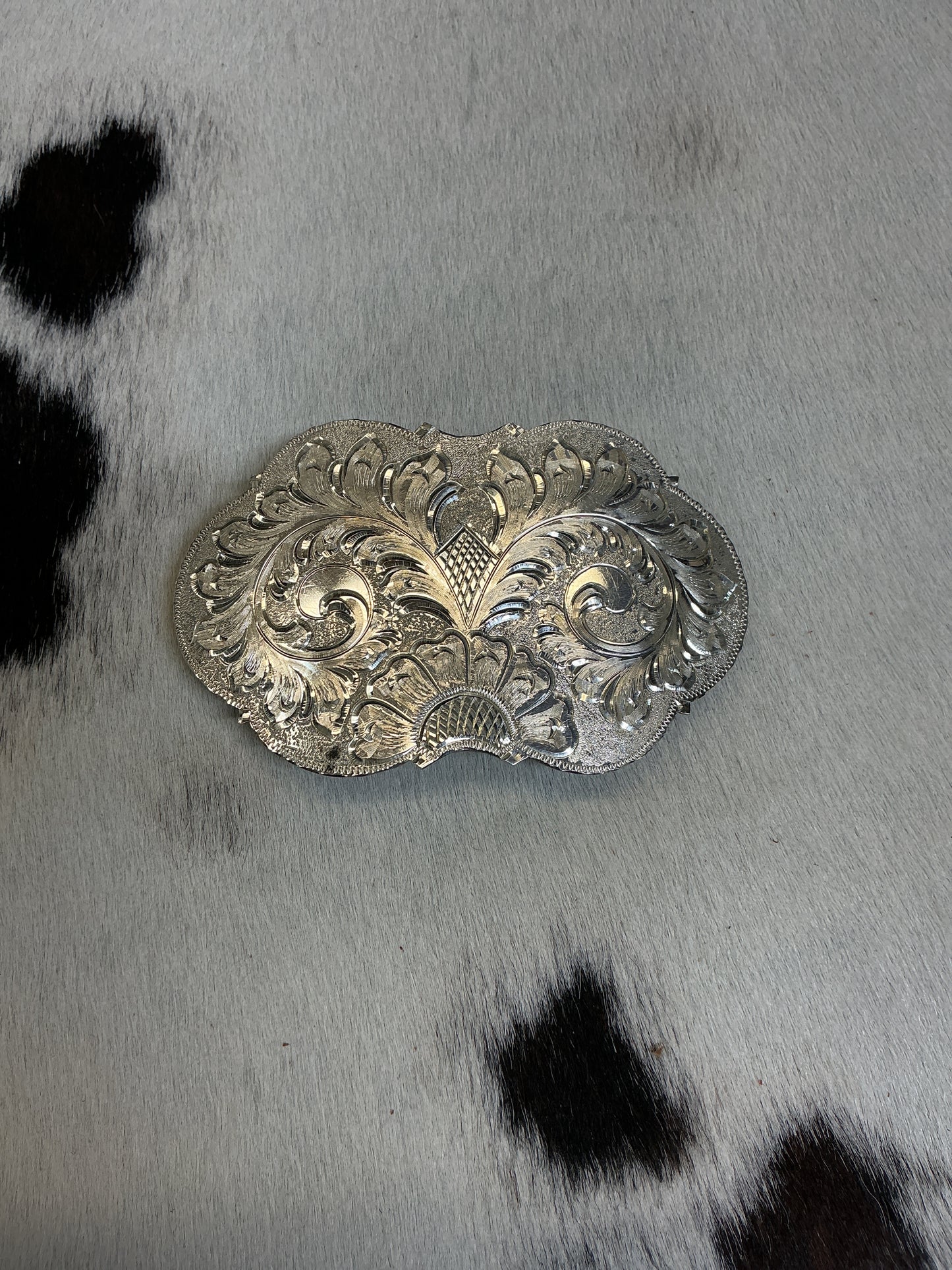 Sterling Silver Sunflower Barrette- 4" x 2 1/2"