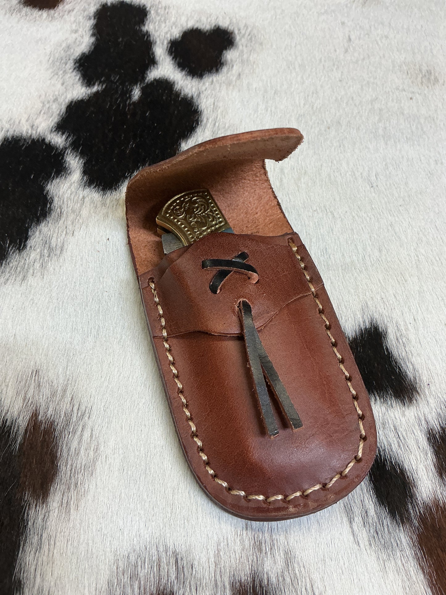 Handcrafted Damascus Skinner Knife w/Sheath