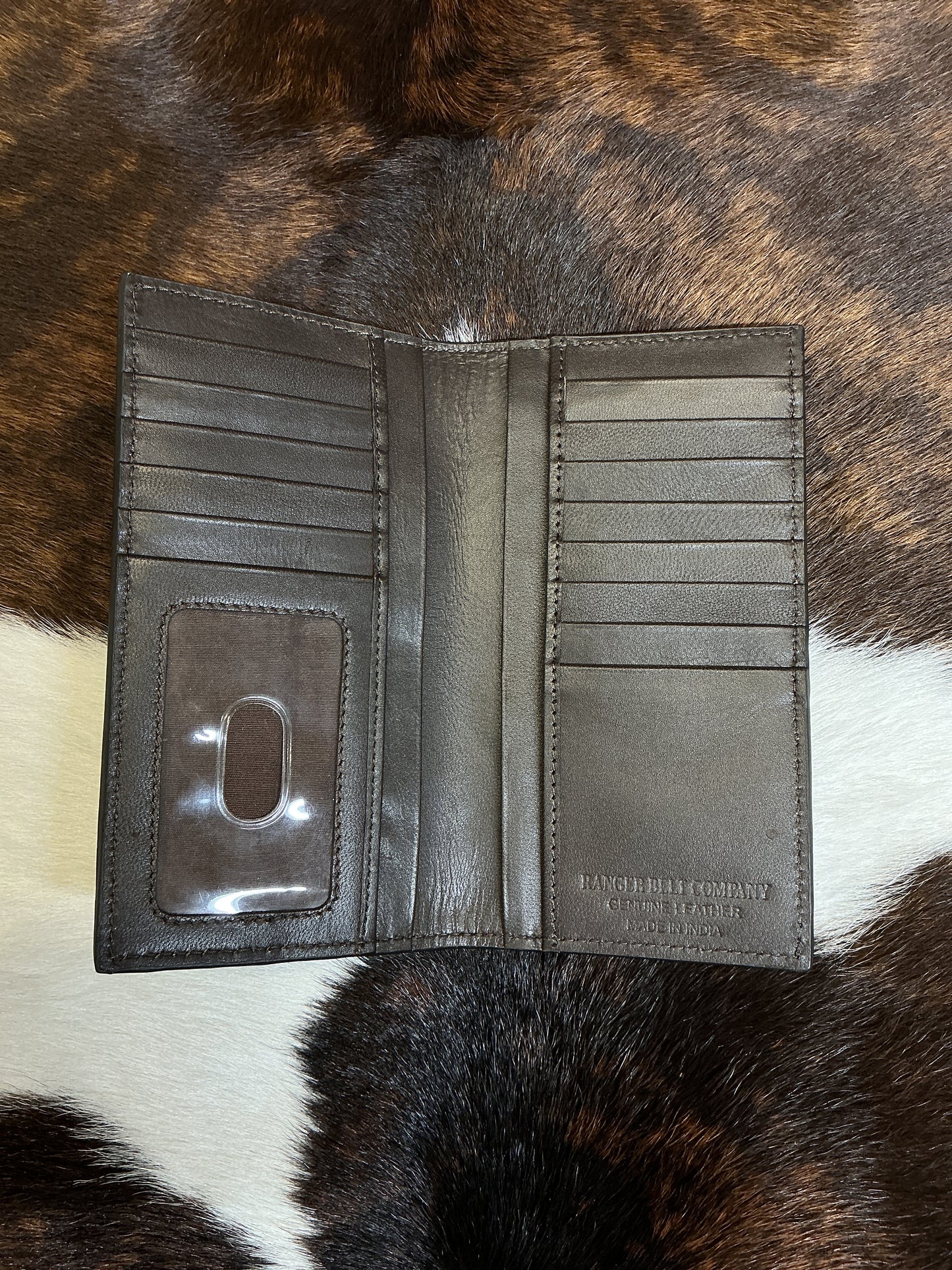 Basket Stamped Wallet w/Tapestry Edge