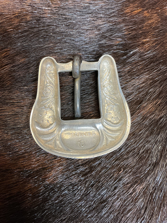 Vintage Sterling 1/2" Ranger Buckle Set