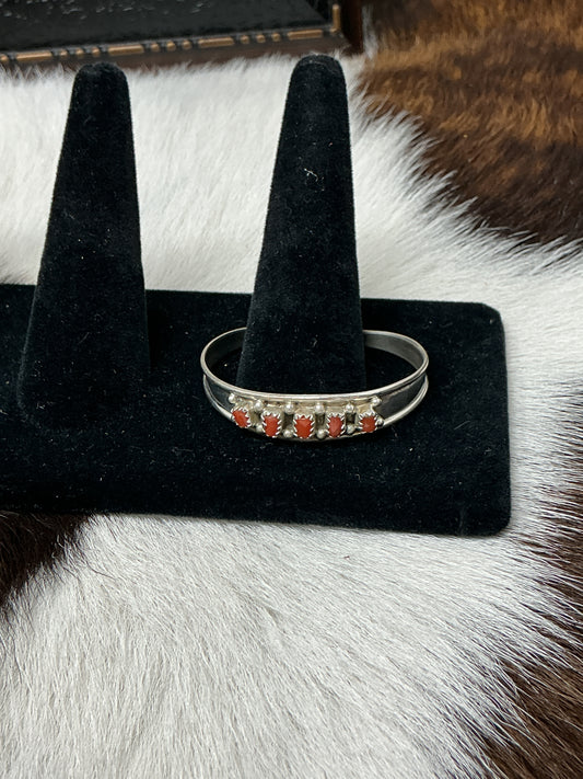 Sterling Silver w/Stones Baby Bracelet