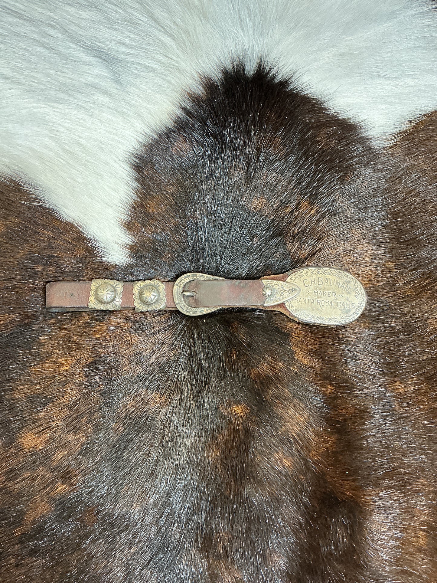 Vintage C.H. Bauman Sterling Silver Key Strap