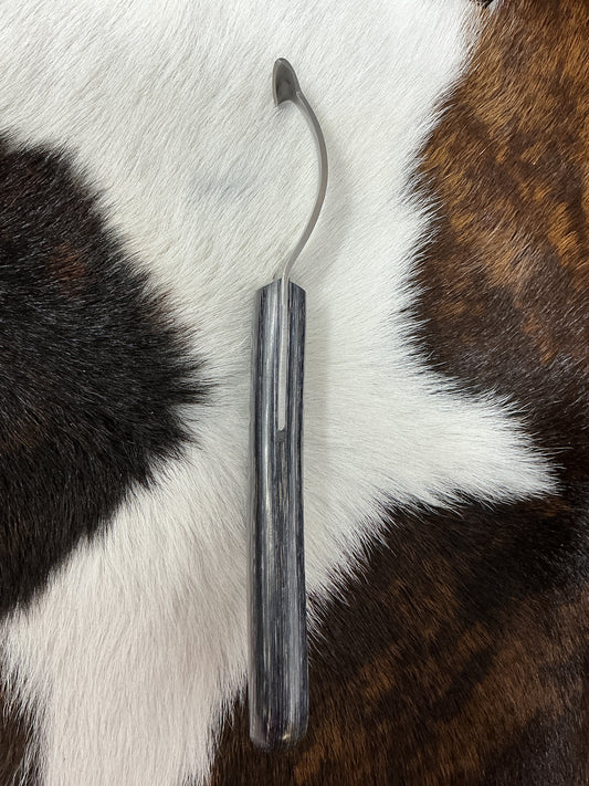 Short Blade with Rhino Hook Hoof Knife, Right Hand