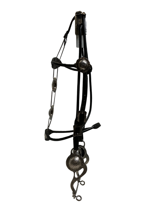 Vintage Visalia Saddlery Sterling Silver Headstall w/Bit