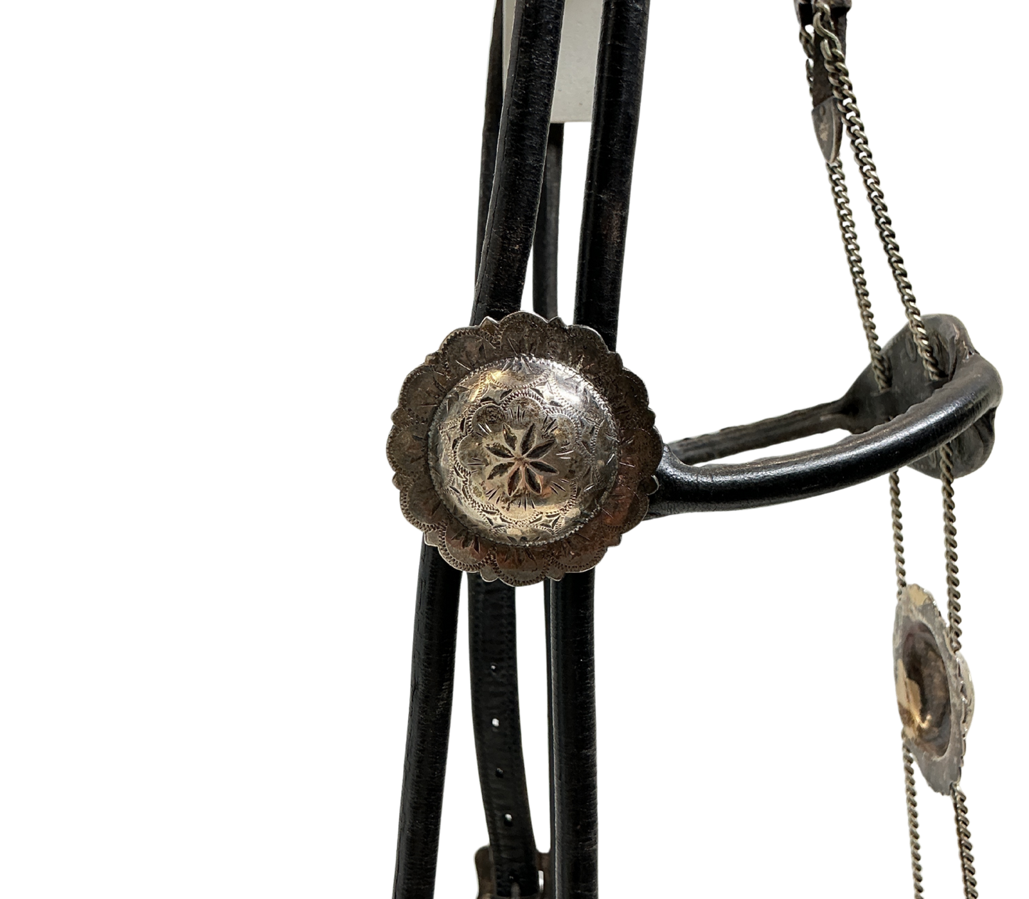 Vintage Visalia Saddlery Sterling Silver Headstall w/Bit