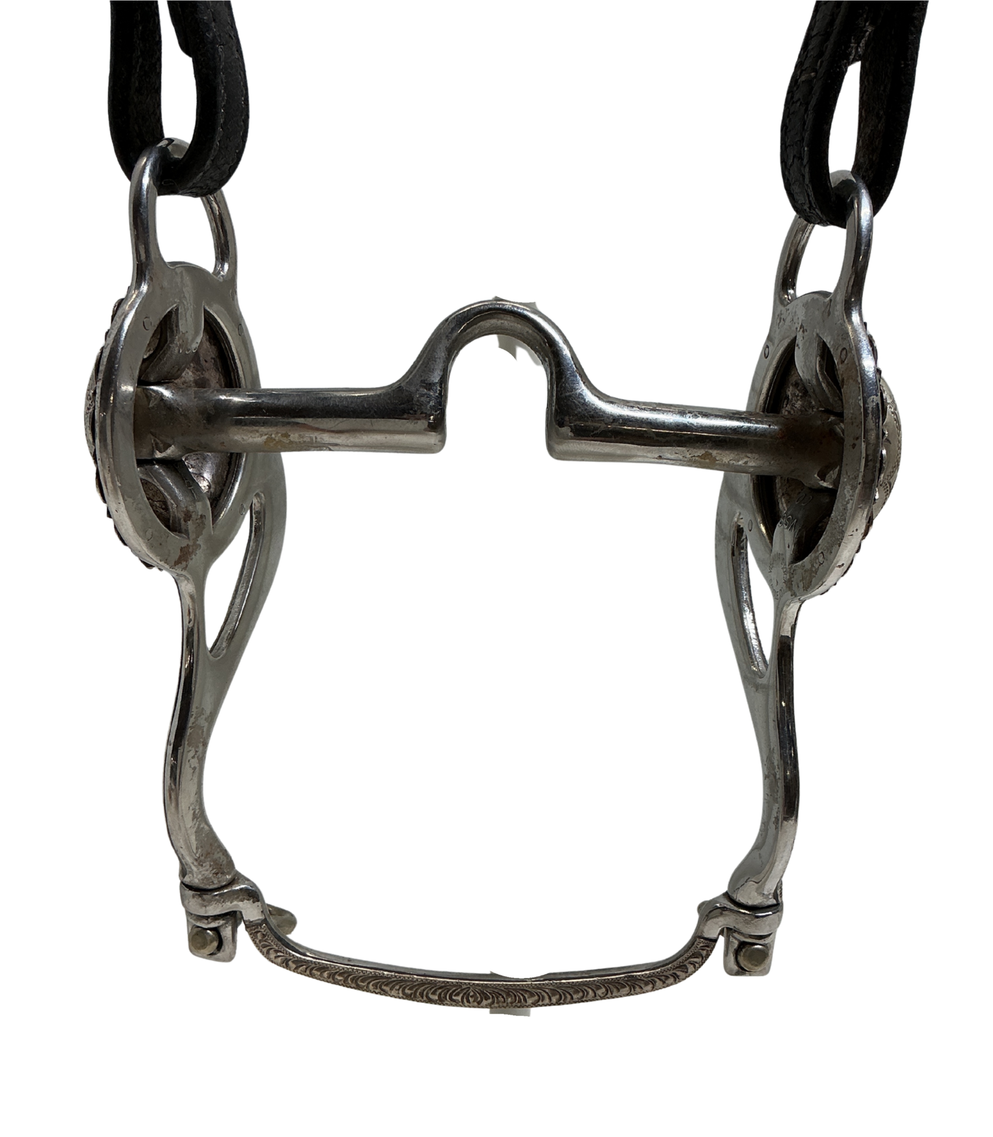 Vintage Visalia Saddlery Sterling Silver Headstall w/Bit