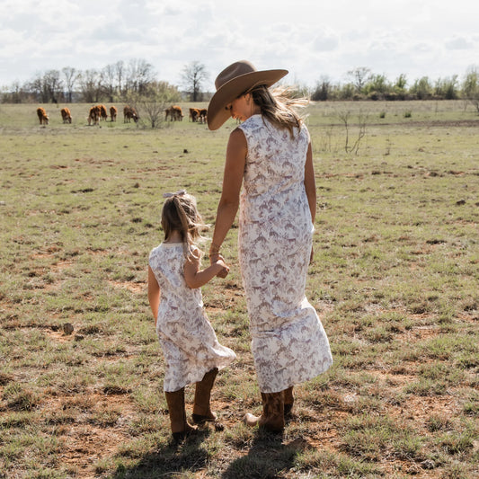 Western Daydream Rose Dress