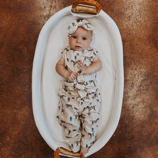 Spring On the Ranch Romper