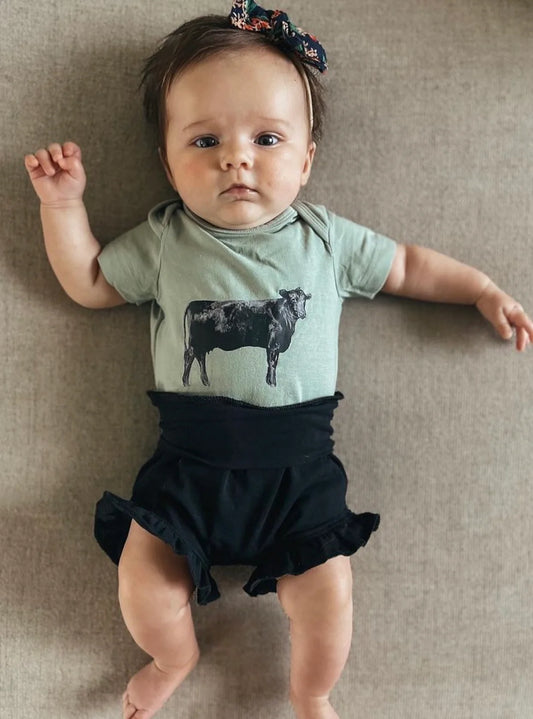 Black Bloomer/Headband Set