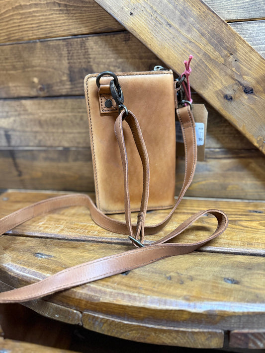 BANDERA - TAN QUICKDRAW CROSSBODY WALLET