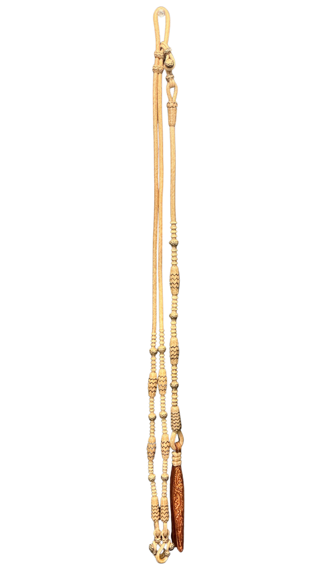 30 Plait 52" California w/accents Romal Reins