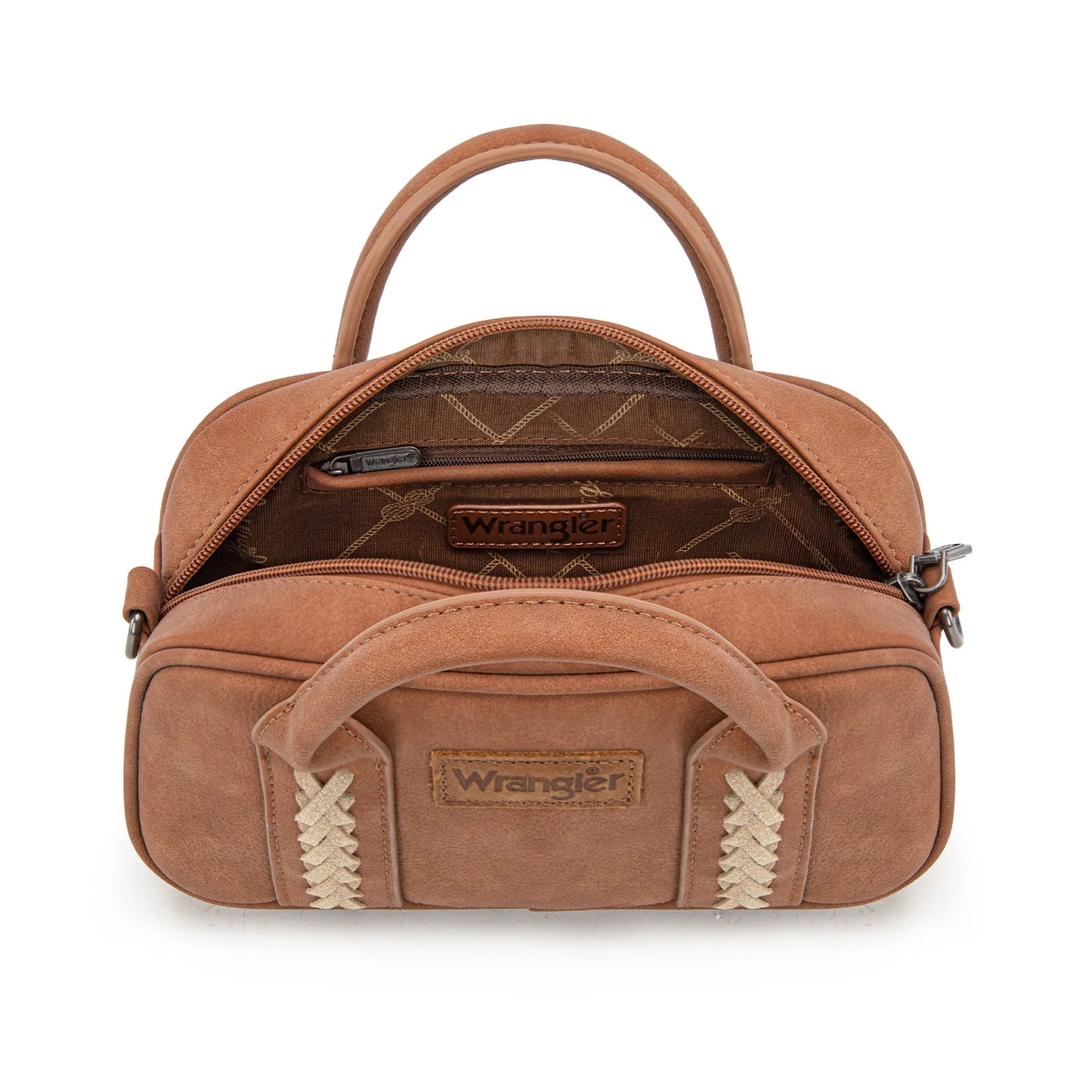 Wrangler Whipstitch Collection Mini Satchel/Crossbody Bag