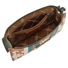 Wrangler Sherpa Aztec Canvas Clutch