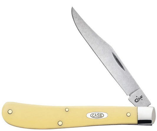 Case Yellow Synthetic Smooth Slimline Trapper