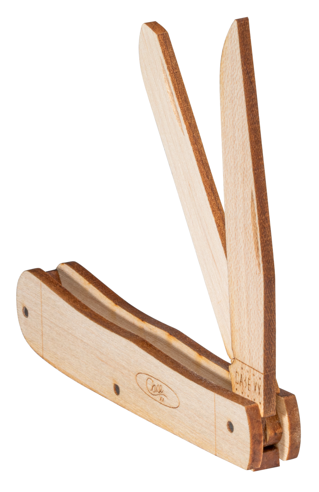 Case Wooden Trapper Knife Kit