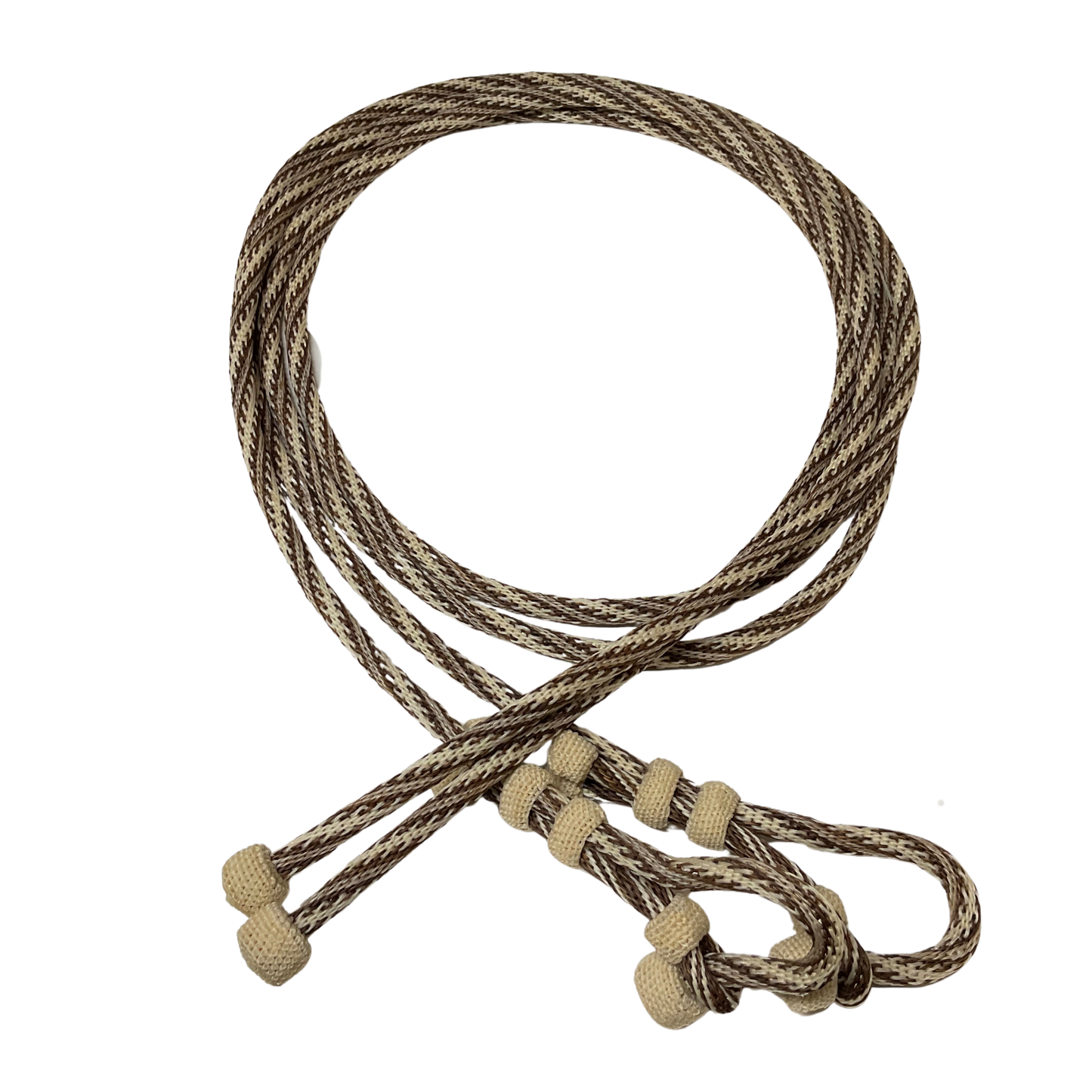 Hitched Horsehair Headstall w/Split Reins
