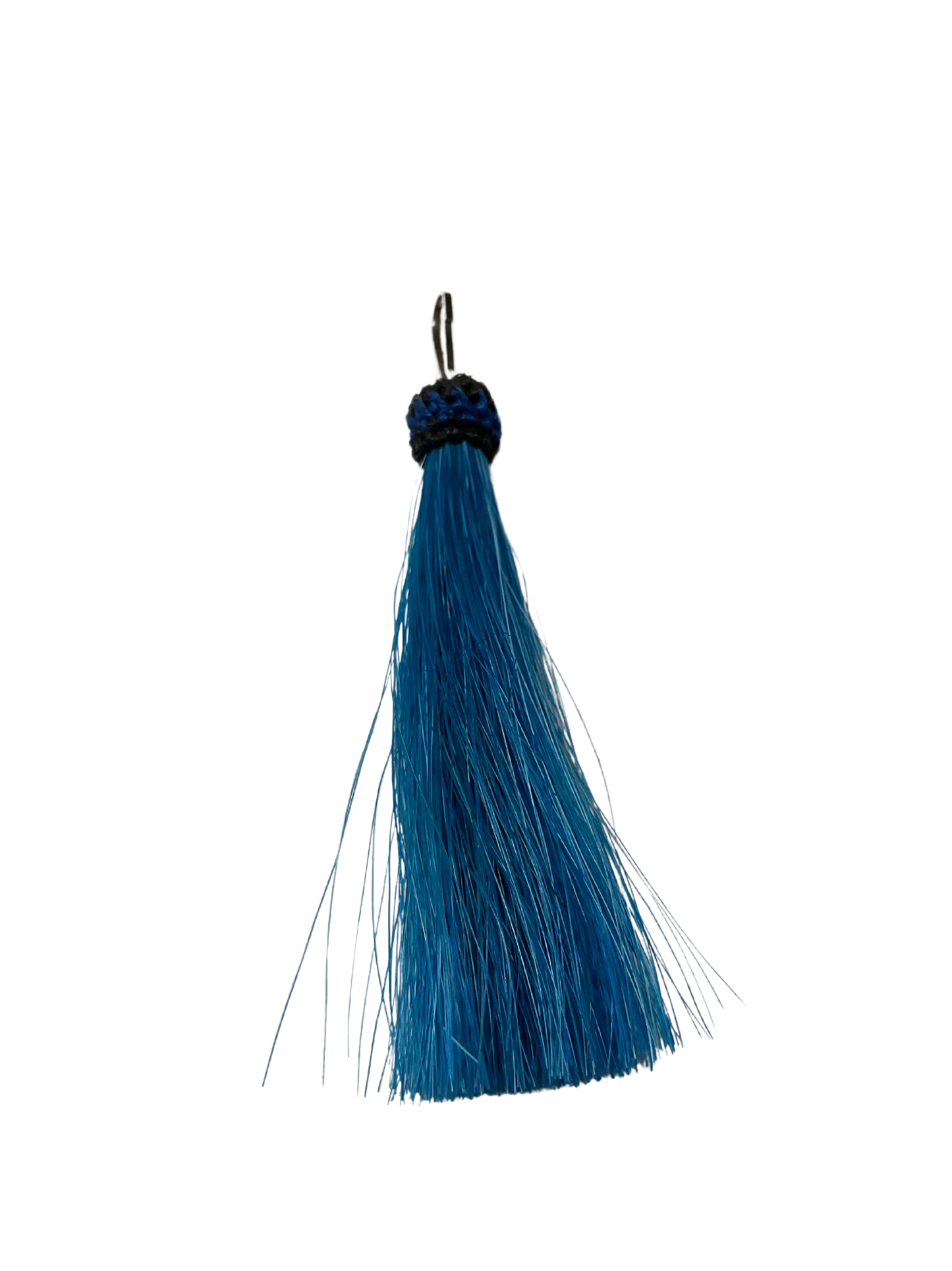 Colored Horsehair Tassel Zipper Pull