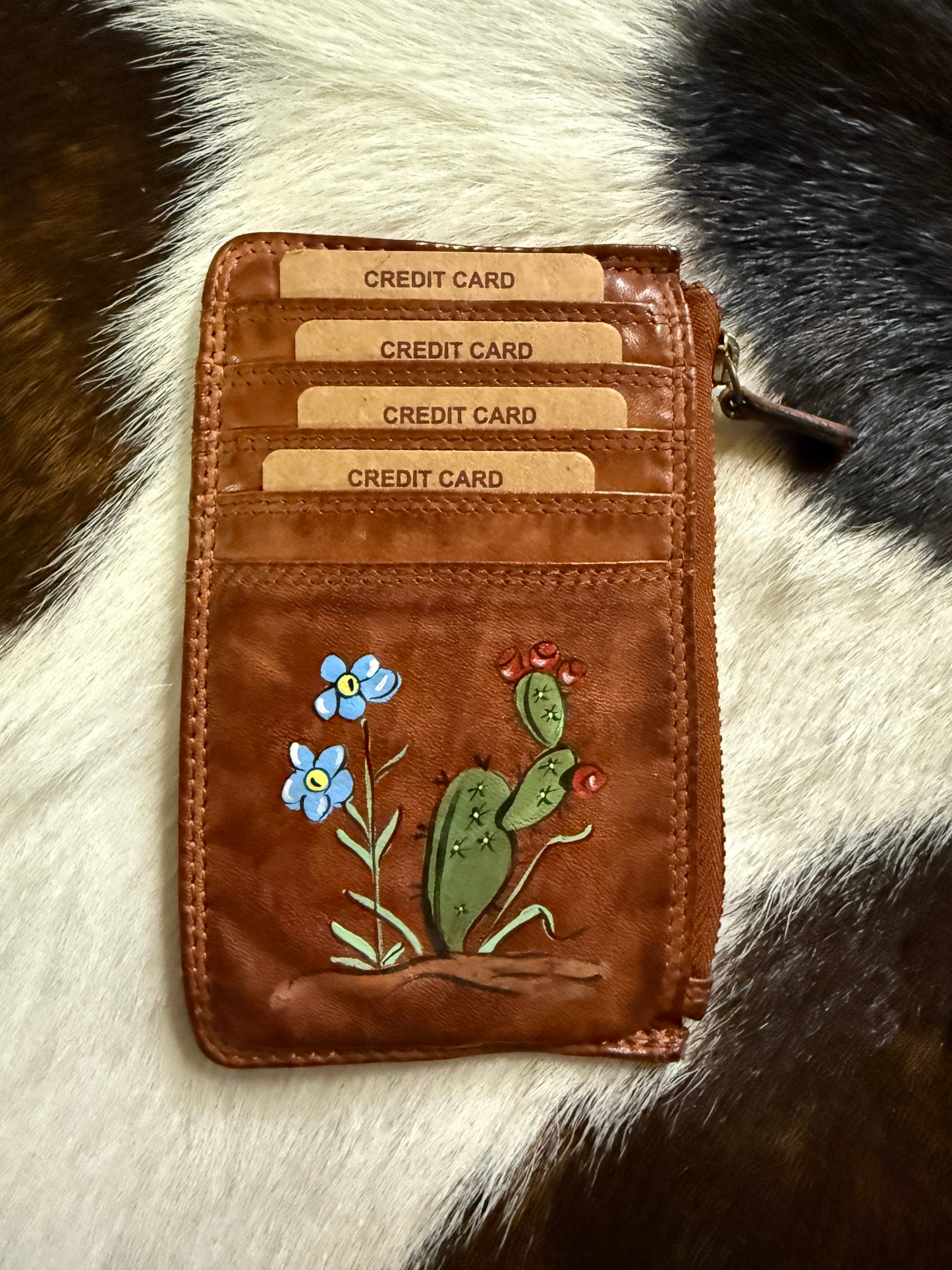 Hand Painted Card Wallets