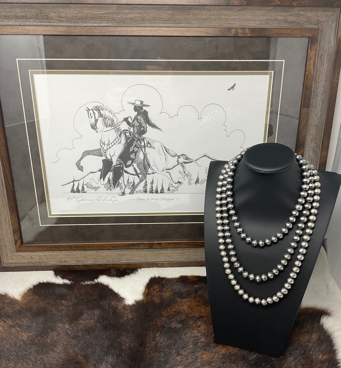 10mm Navajo Pearl Necklace