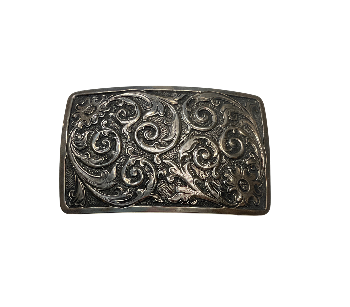 Silver King Sterling Belt Buckle