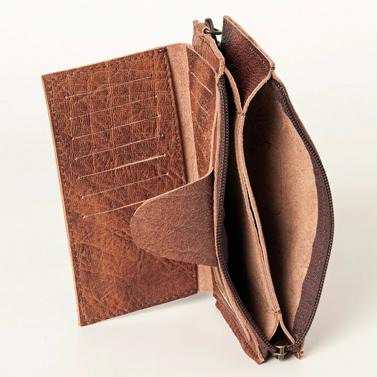 Brown Leather Cardholder Wallet