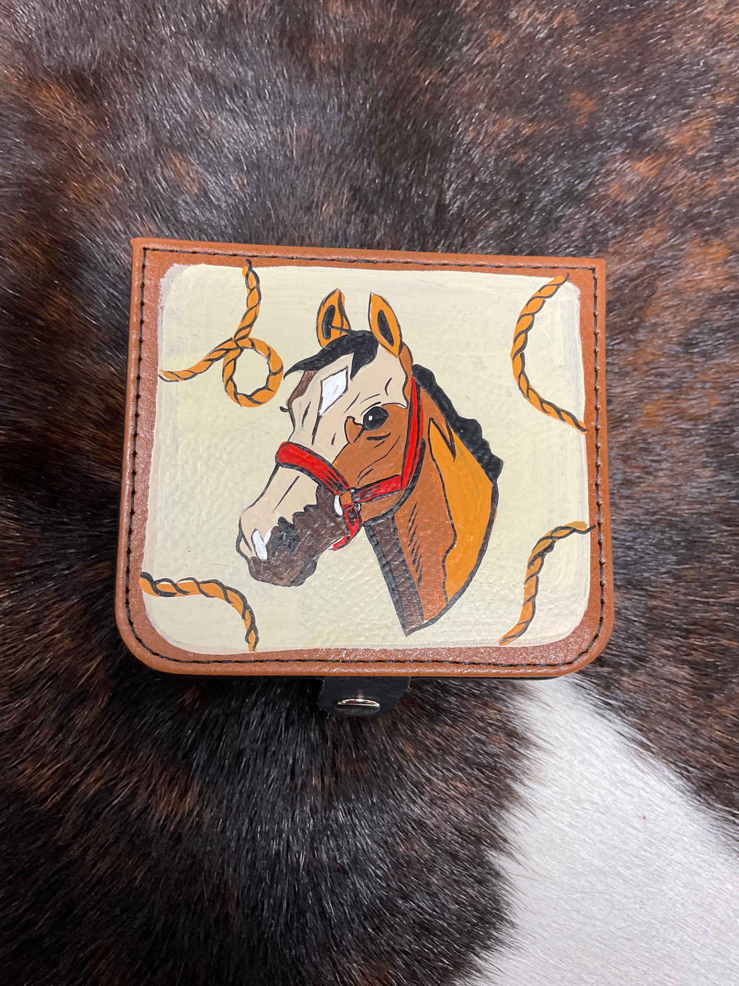 Hand Painted Jewelry Case Small