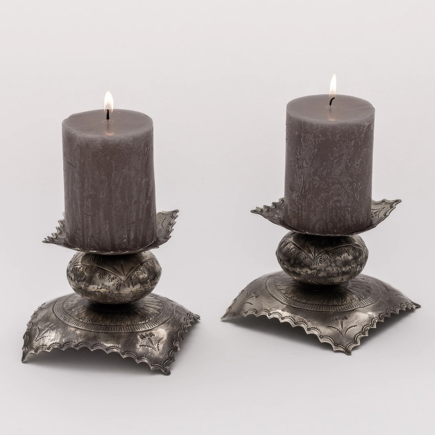 Stamped Candlesticks
