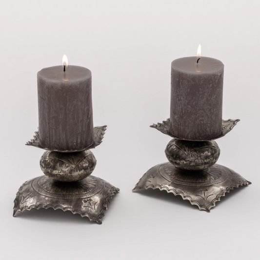 Stamped Candlesticks