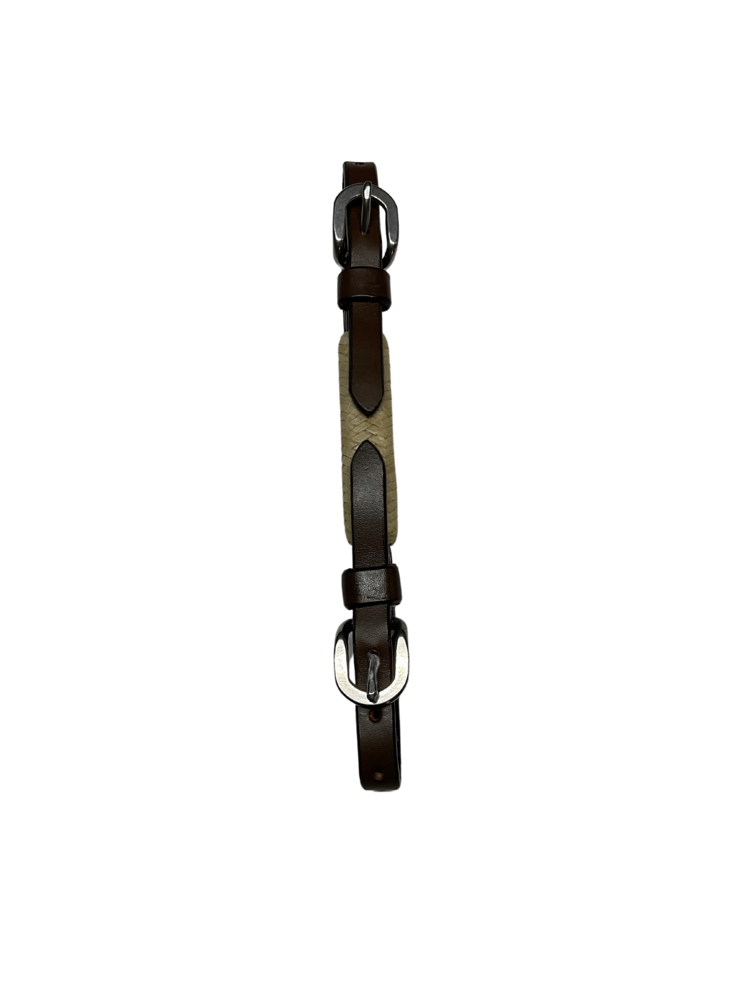 Double Buckle Curb w/Rawhide