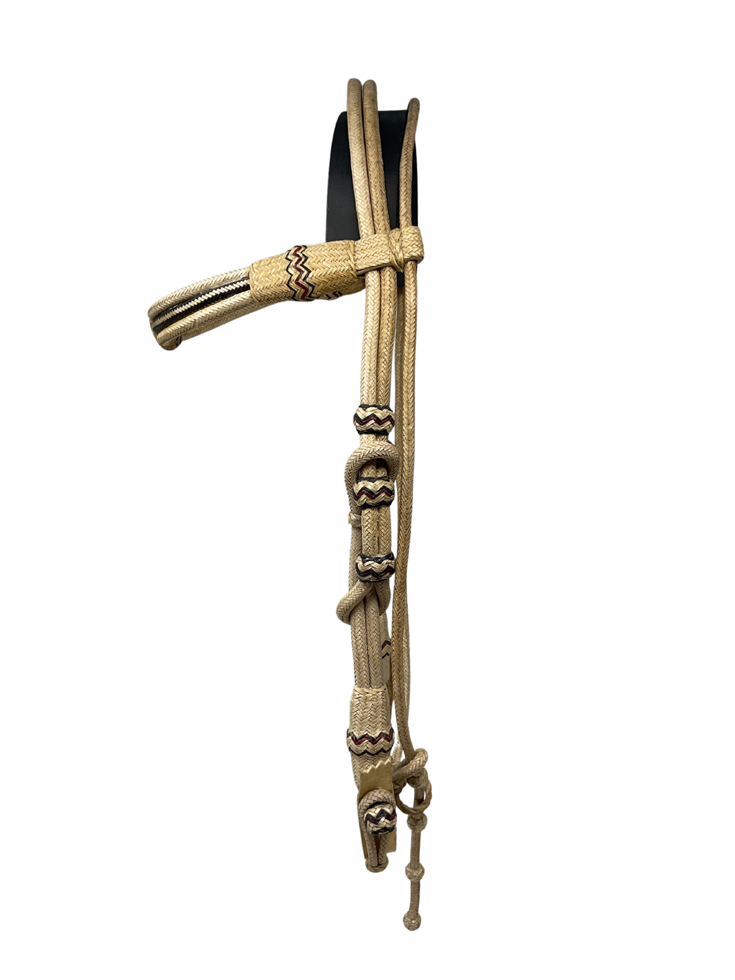 34 Plait Rawhide Triple Browband Headstall