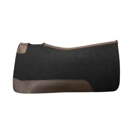 Wool Felt Pad- Plain Wear Leather