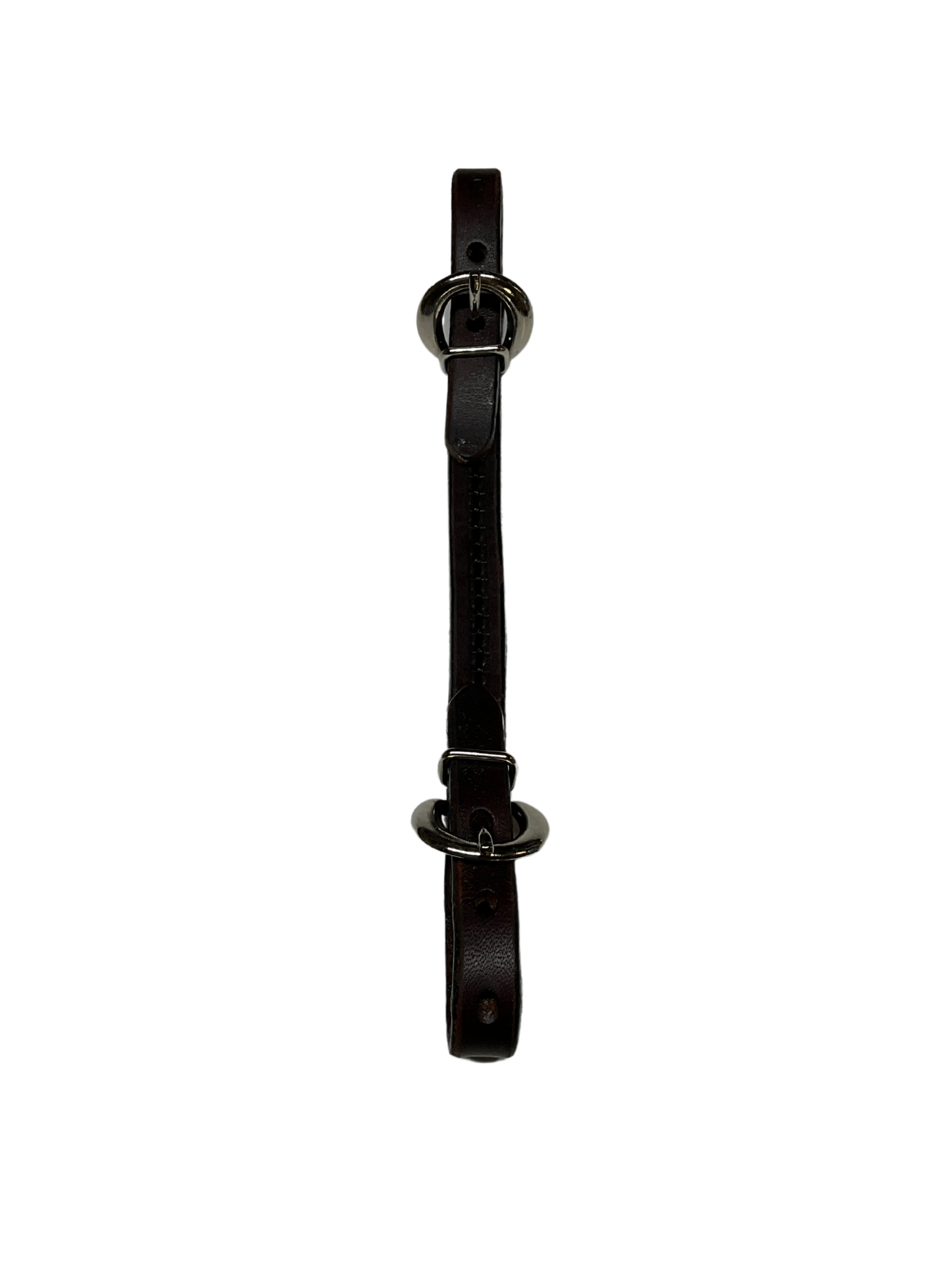 Leather Double Buckle Curb