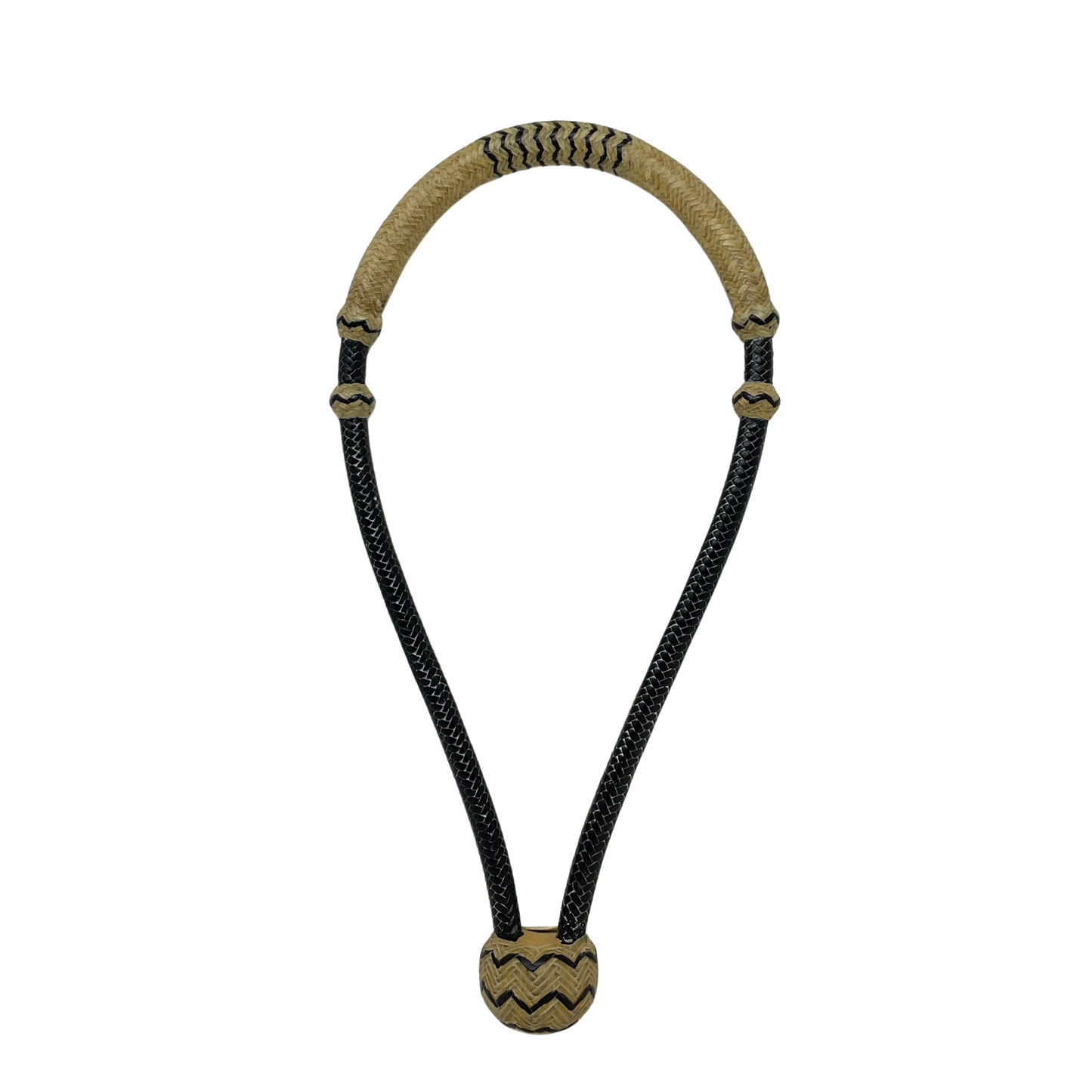 16 Plait 3/8" Bosalita Roohide w/Accented Rawhide