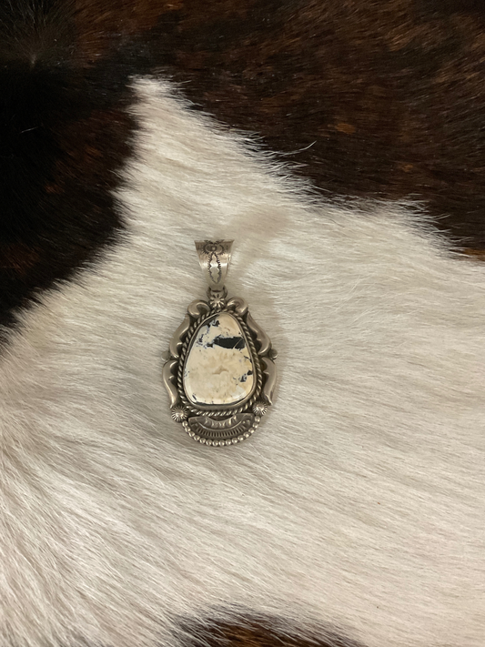 White Buffalo Pendant 2