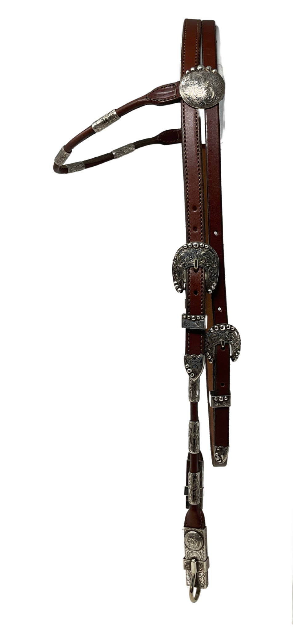 Browband Manzanillo Buckles, Conchos and Ferrules w/bit hangers