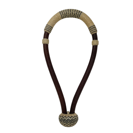 32 Plait 5/8" Colored Cheek w/Accents Bosal